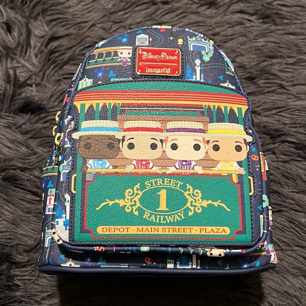 Disney Loungefly Dapper Dan's Main Street Backpack 🎒